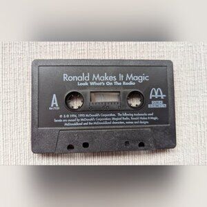 Vintage McDonalds Ronald Makes It Magic Cassette Tape